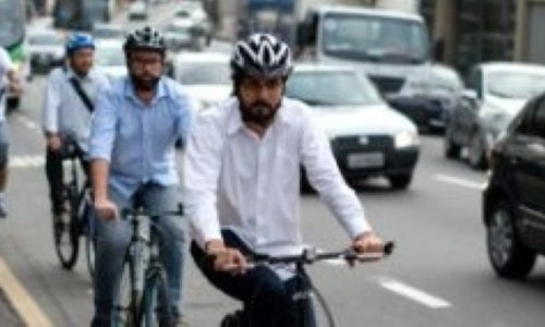 Prefeito de VR anda de bicicleta e conhece a necessidade dos ciclistas
